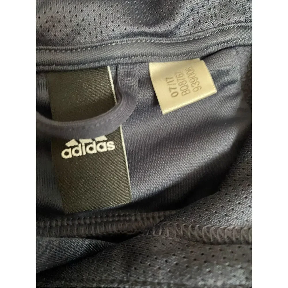 Adidas men’s, dark blue, long sleeve hoodie, pull over sweatshirt, size large